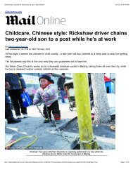 Rickshaw driver chains two-year-old son to a post while ... - Ensign