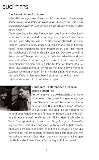 KulturPolitik für Stuttgart und Region Ausgabe 9 Apr ... - SUR Kultur