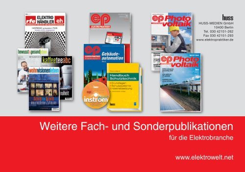 Media-Informationen - Elektropraktiker