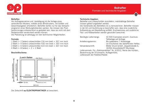 Media-Informationen - Elektropraktiker