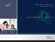 Audit Brochure-2008.qxd - Caseware International Inc.