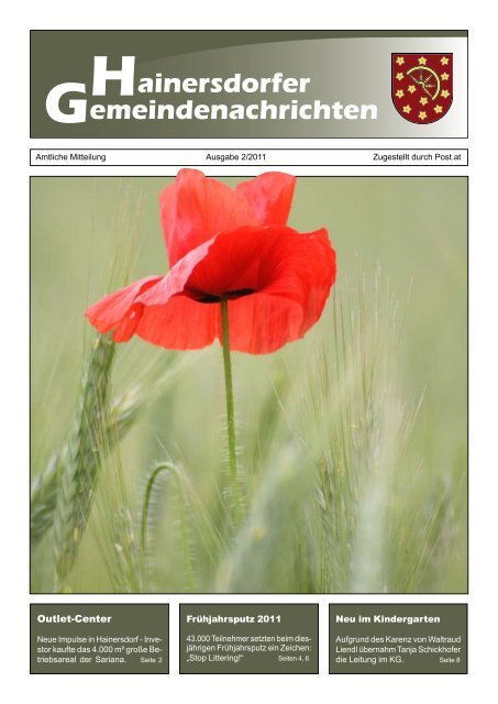 Gemeindezeitung 02-11 (1.016 KB) - Gemeinde Hainersdorf