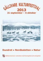 21 september – 6 oktober - Gällivare kommun