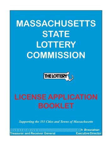 MASSACHUSETTS STATE LOTTERY COMMISSION