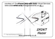 ZR24/7 Hazer - SXS Events