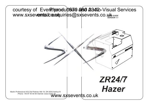 ZR24/7 Hazer - SXS Events