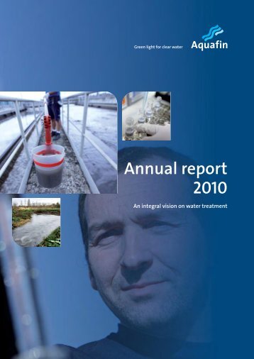Annual report 2010 - Aquafin