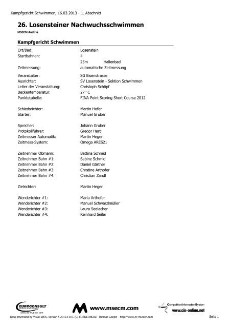 Protokoll (PDF) - MSECM Austria