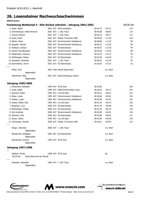 Protokoll (PDF) - MSECM Austria