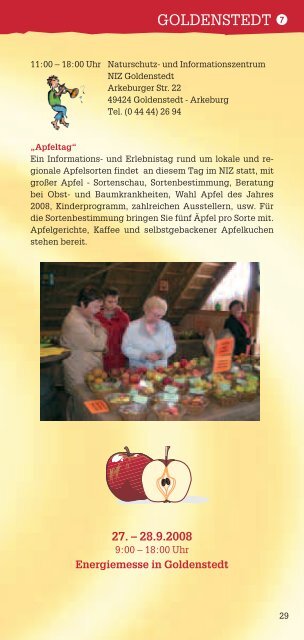 5. Oktober 2008 - TAG DER REGIONEN Niedersachsen Bremen