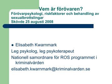 ROS Relation- och Samlevnadsprogrammet - SFOG