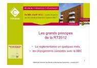 Grands principes RT 2012 - Qualité Logement