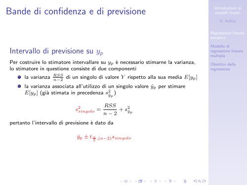 Introduzione ai modelli lineari - Analisi statistica ... - Docente.unicas.it