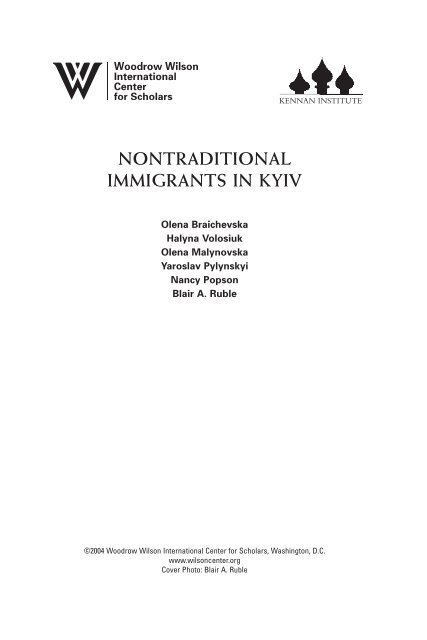 NONTRADITIONAL IMMIGRANTS IN KYIV