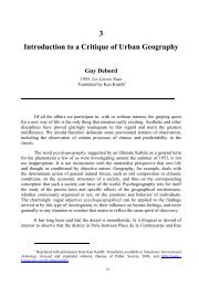 3 Introduction to a Critique of Urban Geography - Praxis (e)Press