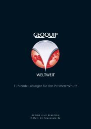 FÃ¼hrende LÃ¶sungen fÃ¼r den Perimeterschutz - Geoquip