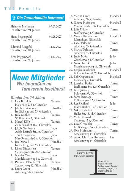 TV Inform Nr.80_1 - Turnverein Isselhorst v. 1894 eV