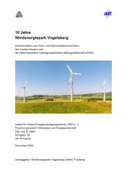 10 Jahre Windenergiepark Vogelsberg - HessenEnergie GmbH
