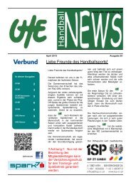 UHE Handball News #20(04/2013) - UHC Eggenburg