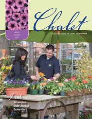 Hot new plants Chalet's New Look Garden Faire - Chalet Nursery