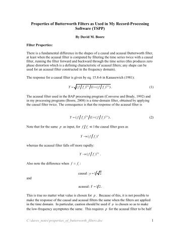 properties_of_butterworth_filters.pdf - David M. Boore