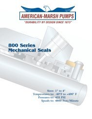 Color Brochure - American Marsh Pumps