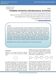 pyridine: potential for biological activities - Journal of Chronotherapy ...