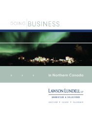 Doing Business in Northern Canada - World Services Group