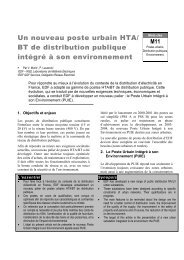 Un nouveau poste urbain HTA/ BT de distribution ... - matpost 2003