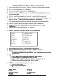 PREGUNTAS PROTEINAS Y A.NUCLEICOS - IES La Nucia