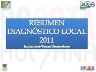 InformaciÃ³n DiagnÃ³stico Local 2011 - Hospital Nazareth I Nivel ESE