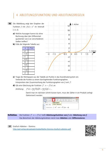 GRUNDLAGEN DER DIFFERENTIALRECHNUNG - LMath