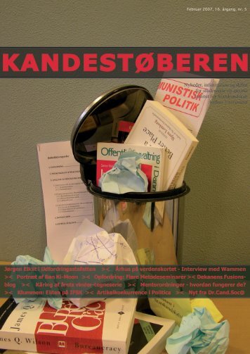 KANDESTÃBEREN - Institut for Statskundskab - Aarhus Universitet