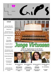 Gemeindebrief Juli/August - Evangelische Stiftung Tannenhof