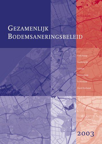 Gezamenlijk bodemsaneringsbeleid - Vng