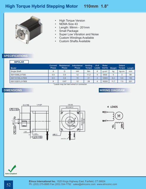 BRUSHLESS MOTORS - Elinco