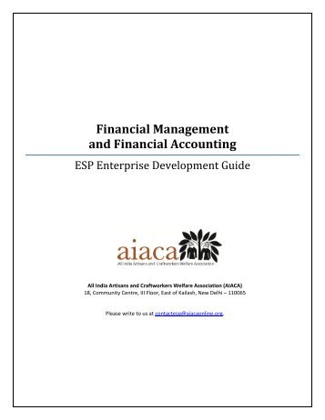 Financial Management and Financial Accounting - All India Artisans ...