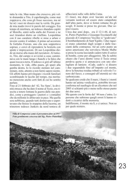 Pubblicato il Notiziario 28 - Associazione culturale Monti del Tezio