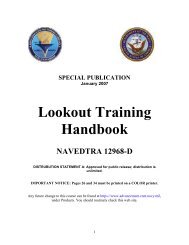Lookout Training Handbook - US Department of the Navy Energy ...
