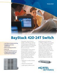 BayStack 420-24T Switch