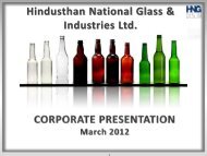 Hindustan National Glass & Industries Ltd - Hindusthan National ...