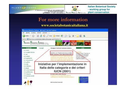 Italian Botanical Society - SocietÃ  Botanica Italiana