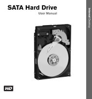 WD SATA Internal Hard Drive Quick Install Guide - Western Digital