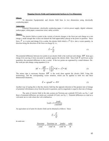 physics lab electric field lines 66 electric field physics experiment map about 5 or 6 lines after you map the electric field, what is the shape of the electric field around an isolated. physics lab electric field lines 66 electric field physics experiment map about 5 or 6 lines after you map the electric field, what is the shape of the electric field around an isolated.
