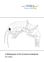 A Bibliography of the Crustacea Amphipoda - NIWA
