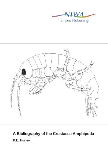 A Bibliography of the Crustacea Amphipoda - NIWA