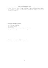 COMP 356 Sample Midterm Exam I 1. (8 points) What are the ...