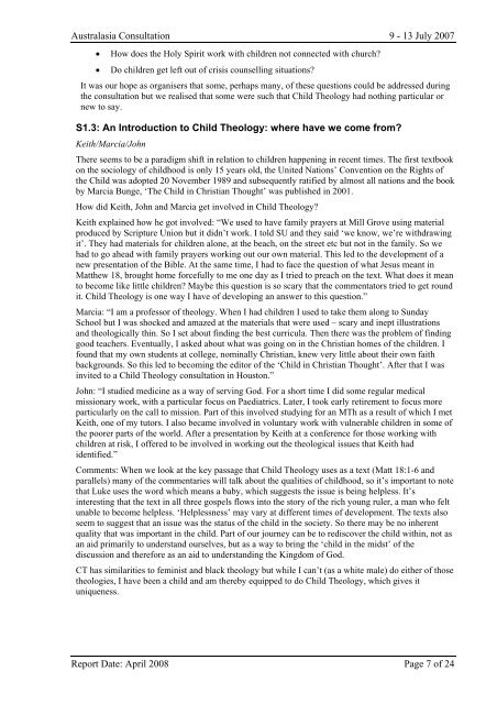 View Sample - Child Theology Movement