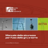 Manuale della sicurezza per l'uso delle gru a torre - scuola edile ...