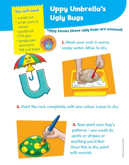 Uppy Umbrella's Ugly Bugs - Letterland